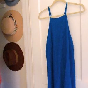 Lucy Love blue lace sleeveless dress